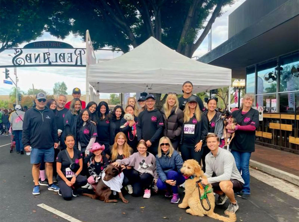 Varner Brandt team at charity walk